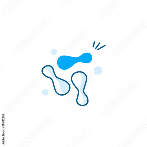 Prebiotics and Probiotics vector line icon