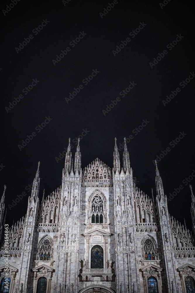 duomo cathedral at night 