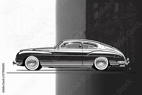 Classic Car Illustration