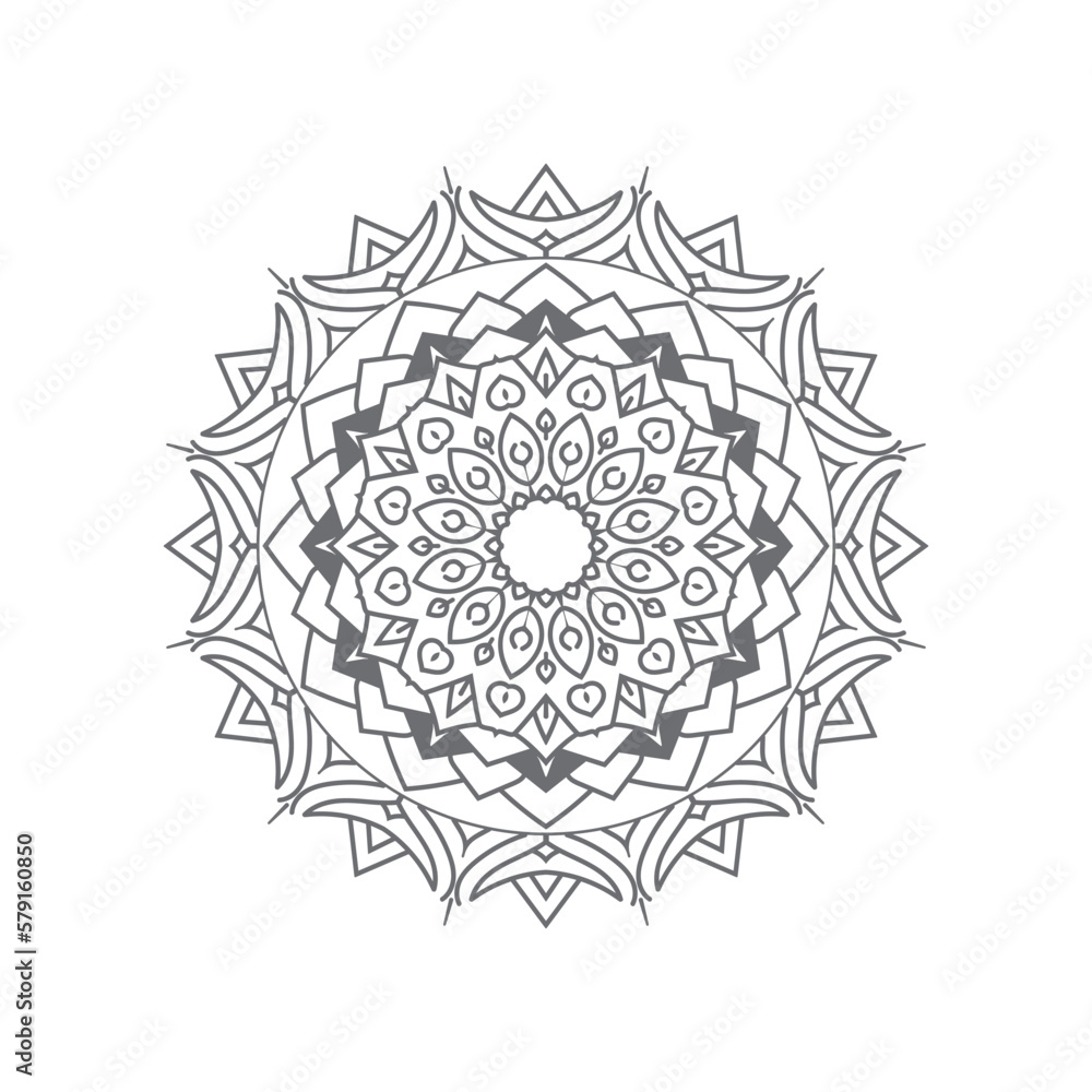 Naklejka premium Mandala design background Islamic background mandala design