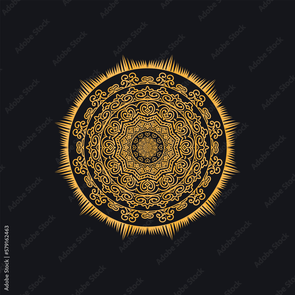 Mandala design background Islamic background 
