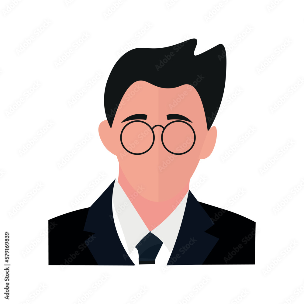 Stylish businessman on white background Stylish businessman on white background
