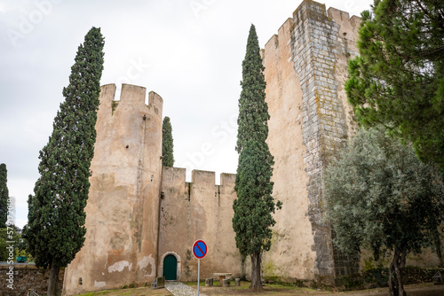 the medieval castle of Alvito town, district of Beja, Alentejo, Portugal - December 2022 photo