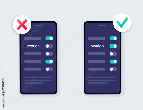 GPS activation toggle