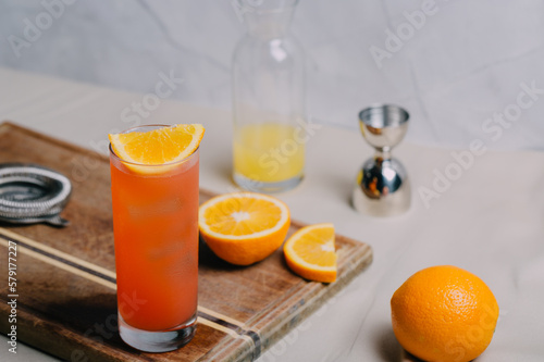 Garibaldi cocktail booze orange and bitter