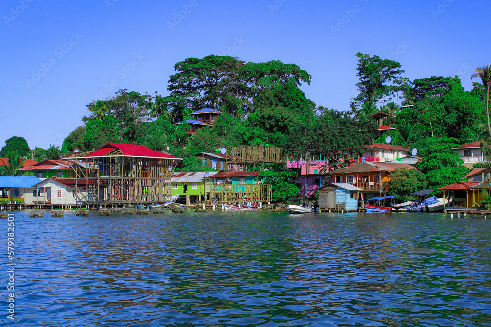 tropical village
