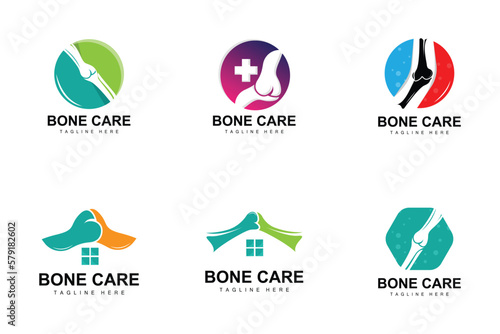 Bone Care Logo, Body Health Vector, Design For Bone Health, Pharmacy, Hospital, Health Product Brand