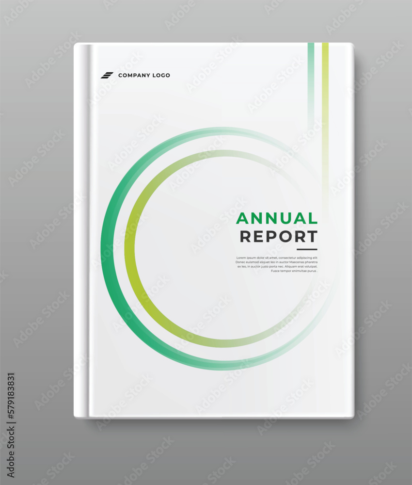 annual report cover book template design Stock Vector | Adobe Stock