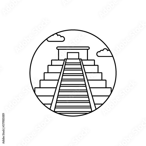 png image of pyramid icon with transparent background photo