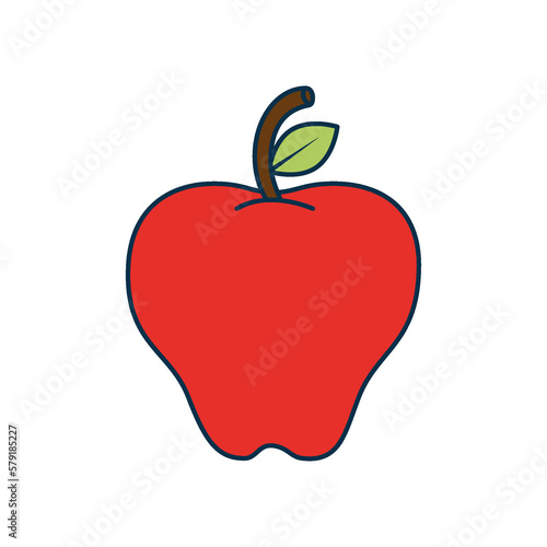 Apple PNG image icon with transparent background