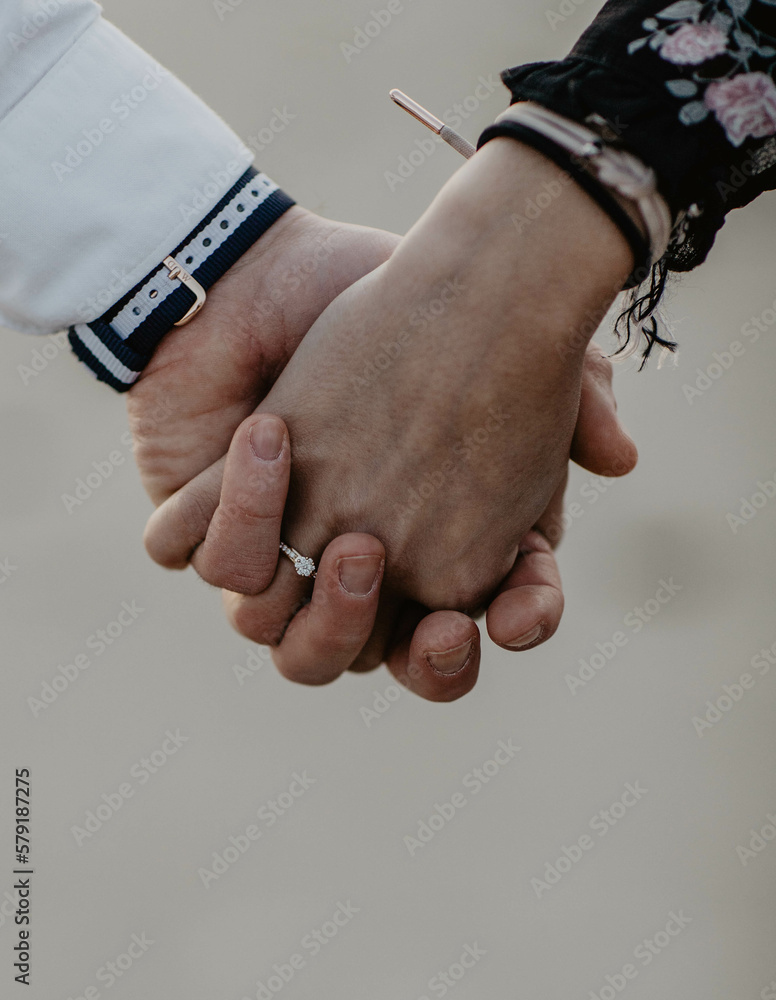 holding hands, love, engagement, engaged, ring, silver