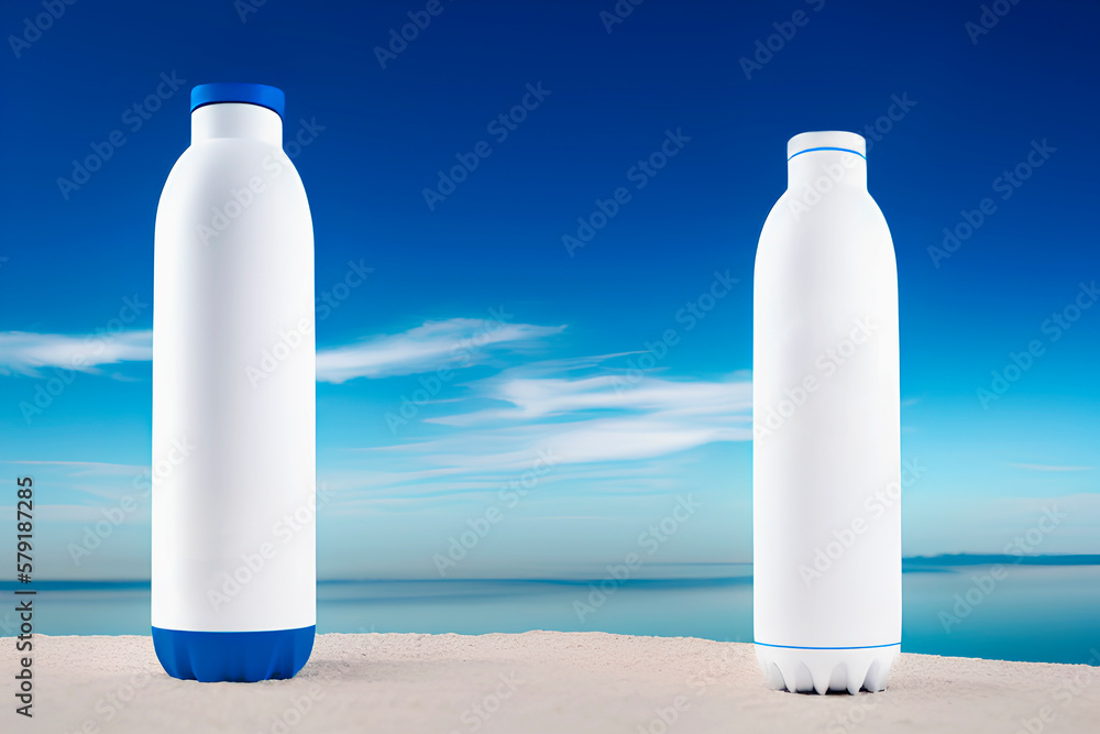 Mockup envase de agua | Generative AI Mockup envase de agua | Generative AI