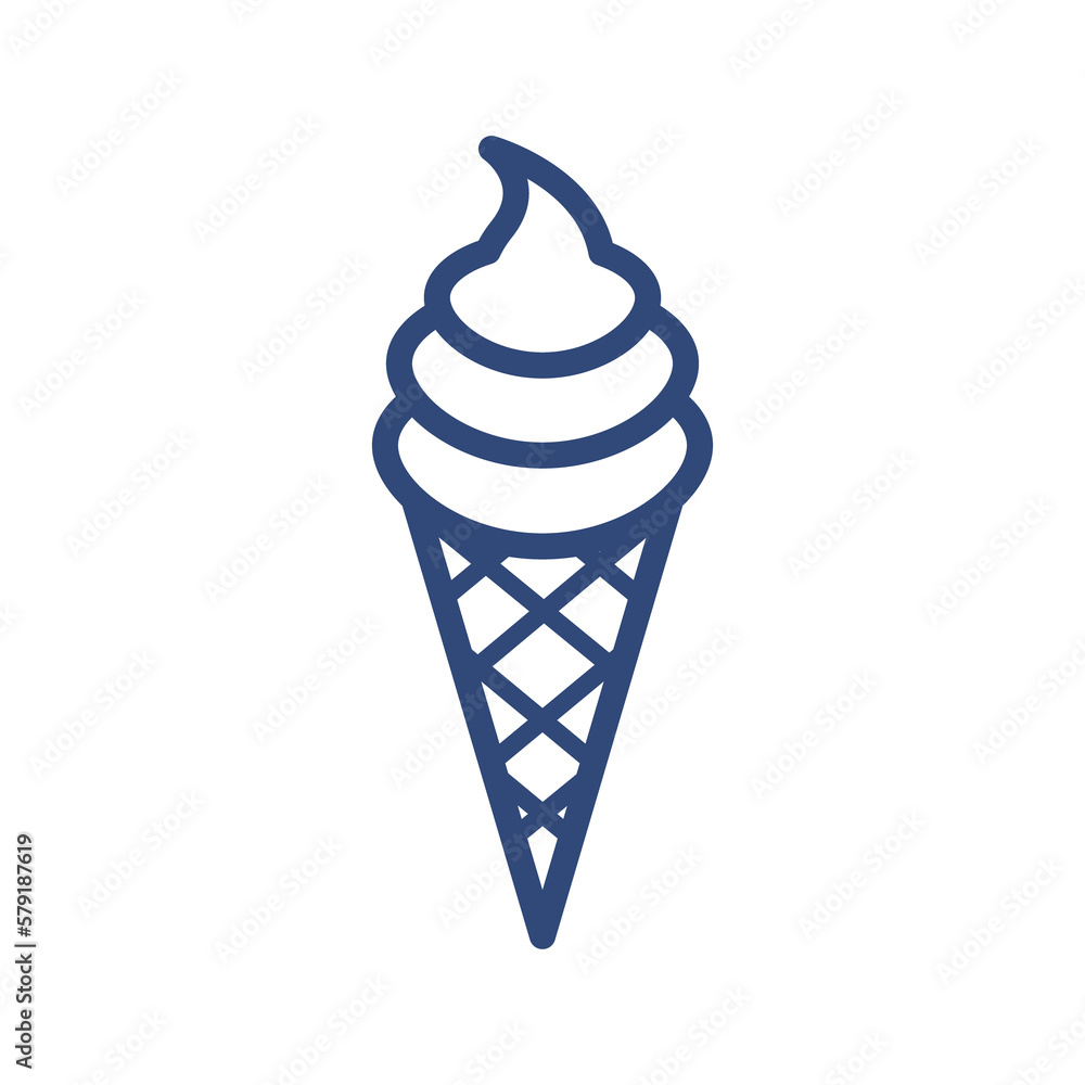 Ice cream cone PNG image icon with transparent background Ice cream cone PNG image icon with transparent background