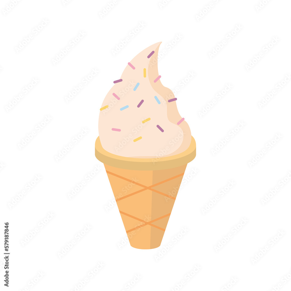 sweet, cream, symbol, delicious, dessert, ice, illustration, design, summer, ice cream color, cold, ice cream, ice cream cone, tasty, dairy, ice cream cone icon, sugar