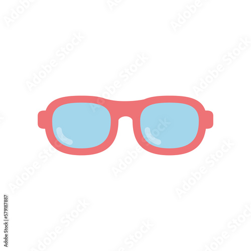 Summer season sunglasses png icon with transparent background