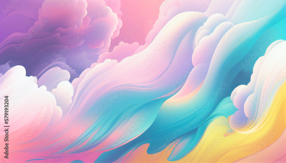 Pastel mix color background. Generative AI Pastel mix color background. Generative AI