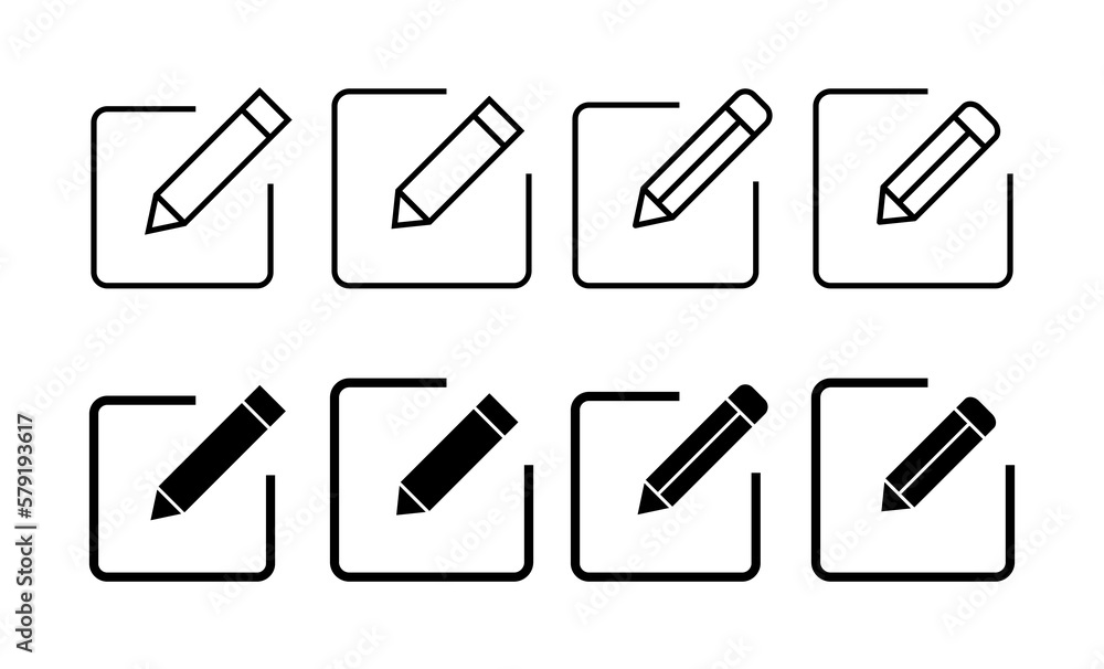 Edit icon vector for web and mobile app. edit document sign and symbol. edit text icon. pencil. sign up Edit icon vector for web and mobile app. edit document sign and symbol. edit text icon. pencil. sign up