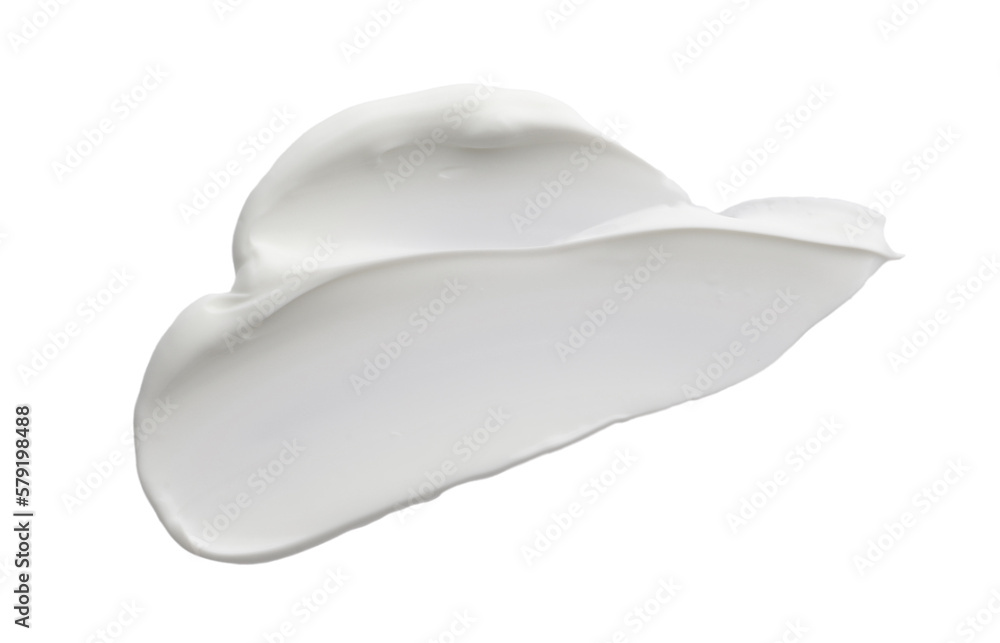 Samples of face cream on white background Samples of face cream on white background