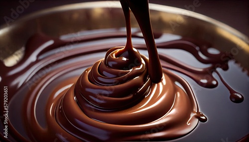 melted tasty chocolate