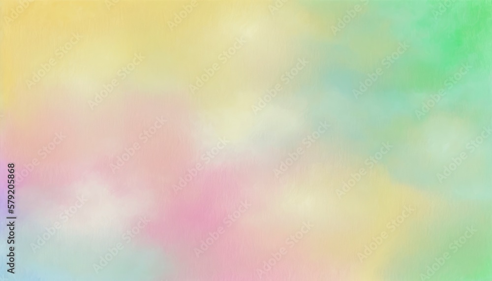 abstract colorful watercolor background with pastel colors texture, copy space, beautiful mix gradient spectrum wallpaper, generative ai, soft light mindful relaxing color theory