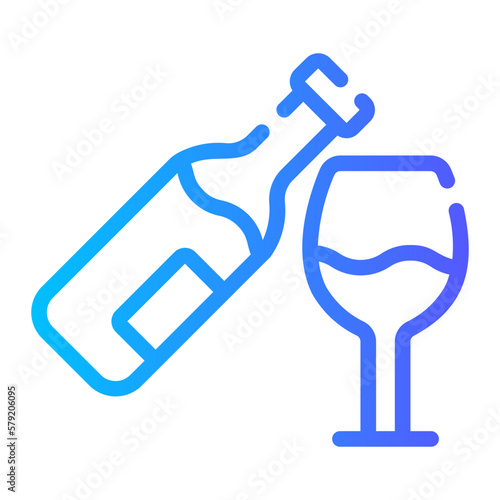 wine gradient icon
