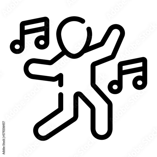dancing line icon