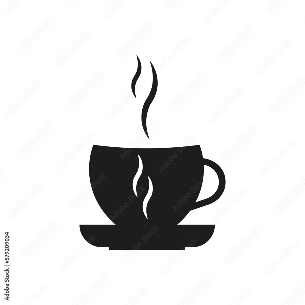 Flat cup icon for paper design. Vector illustration. Flat cup icon for paper design. Vector illustration.