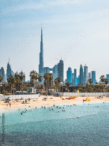 La Mer Beach and beachfront shops La Mer Central in Dubai, United Arab Emirates