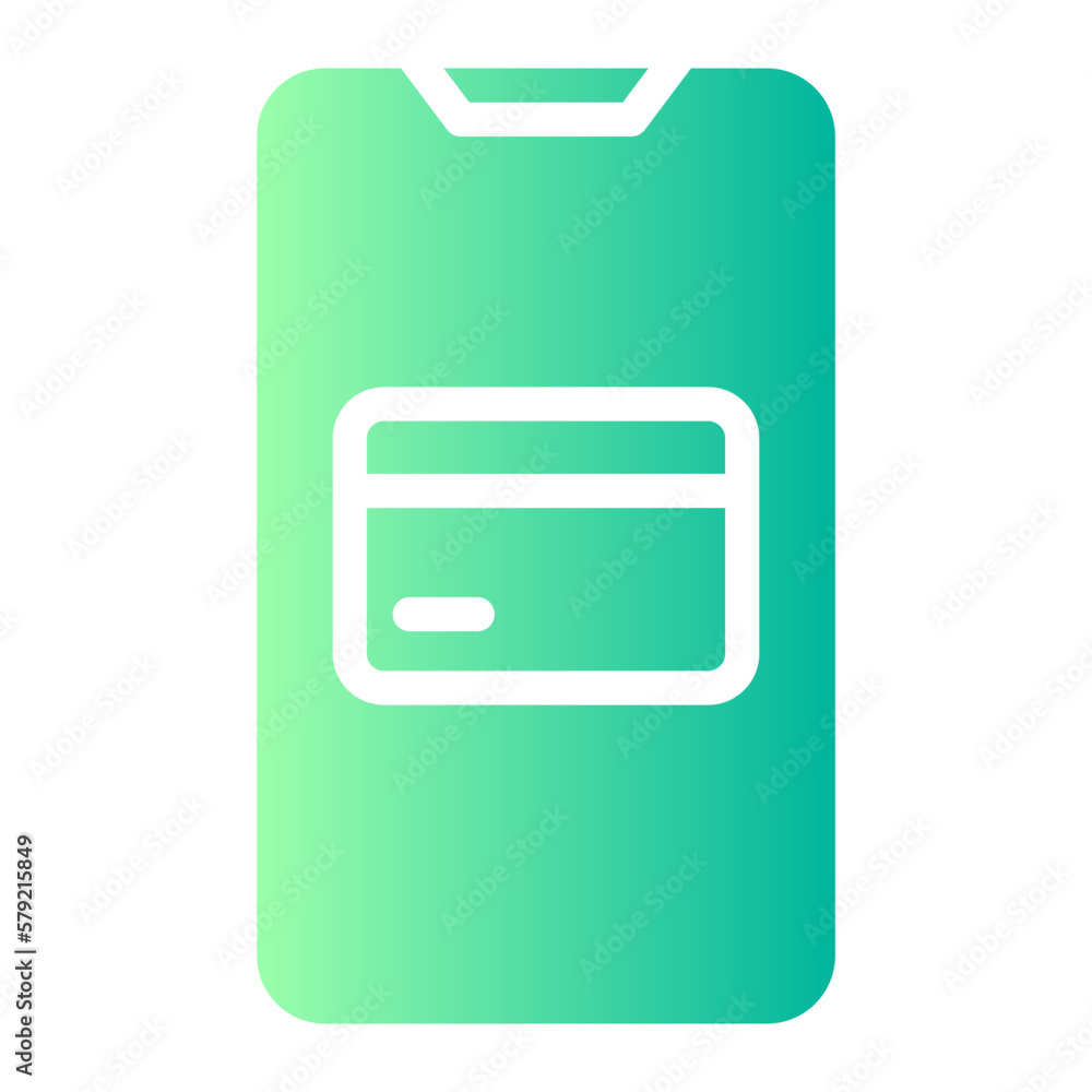 credit card gradient icon credit card gradient icon