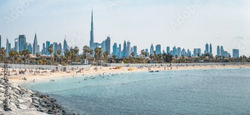 Photography La Mer Beach and beachfront shops La Mer Central in Dubai, United Arab Emirates
