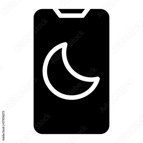 night mode glyph icon