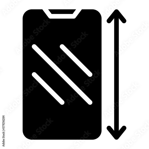 size glyph icon