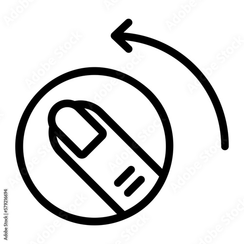 swipe line icon