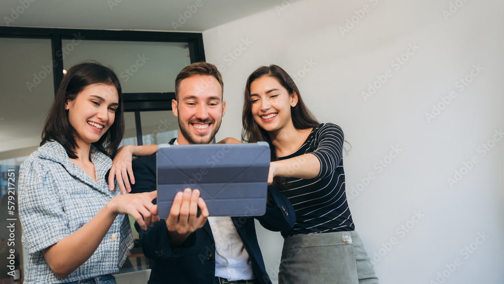 Group of business meeting about documents and ideas at the office desk. Discussion among businesspeople on the latest developments. Group of business meeting about documents and ideas at the office desk. Discussion among businesspeople on the latest developments.