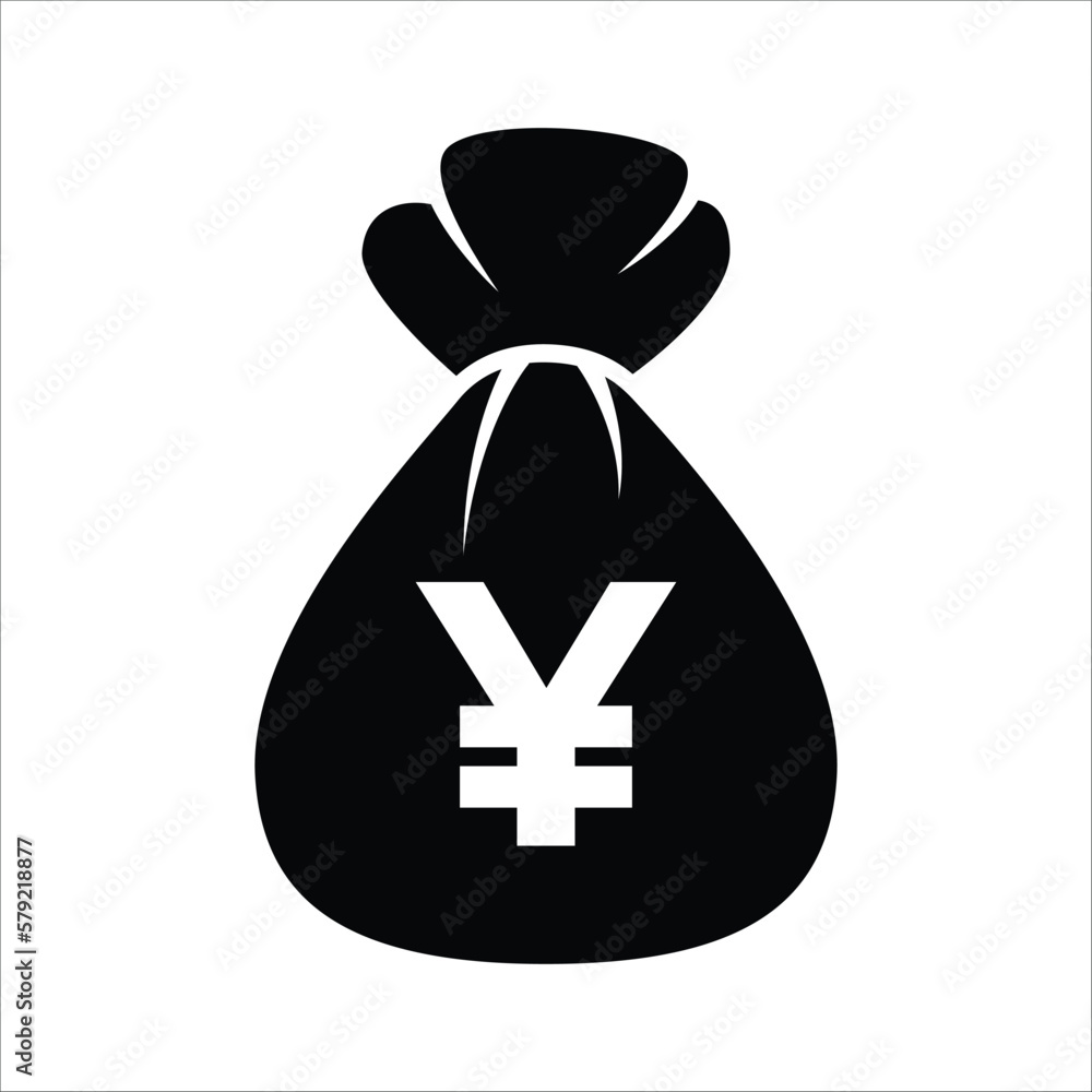 Money Bag Icon Vector On Trendy Design. Money Bag Icon Vector On Trendy Design.