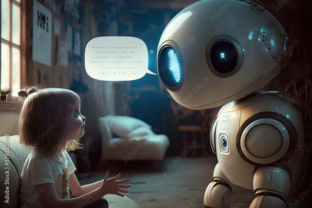 ภาพประกอบสต็อก Chat GPT Artificial Intelligence chat bot by Open AI ...
