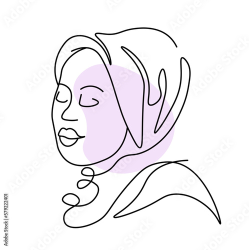 Islam woman wearing hijab, female with headscarf