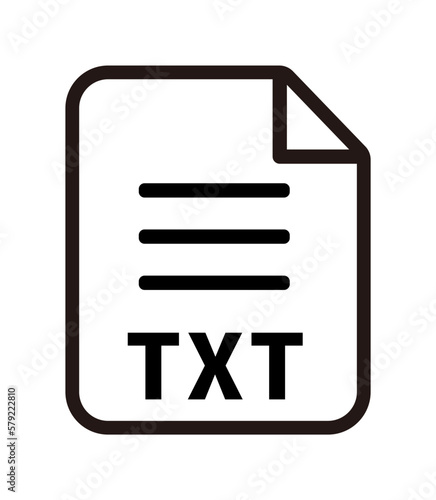 File formats vector icon illustration | .txt , TEXT