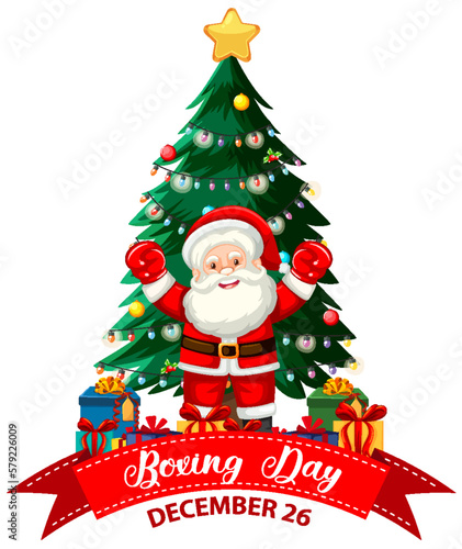 Boxing day banner design