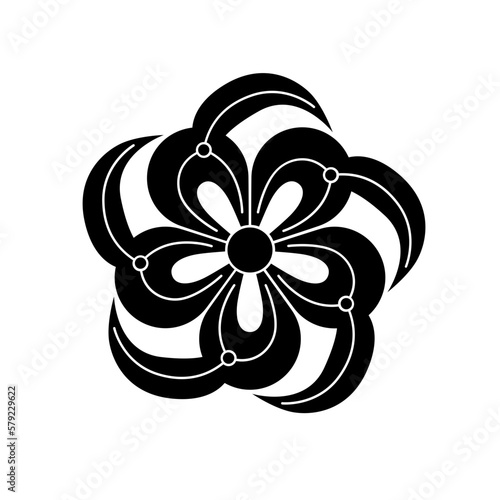 澤瀉紋 / 沢瀉紋・五つ捻じ澤瀉 / 五つ捻じ沢瀉（いつつねじおもだか）