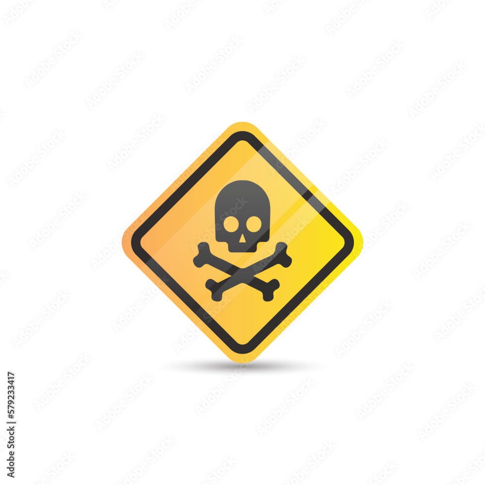 Danger warning sign logo icon vector design template Danger warning sign logo icon vector design template