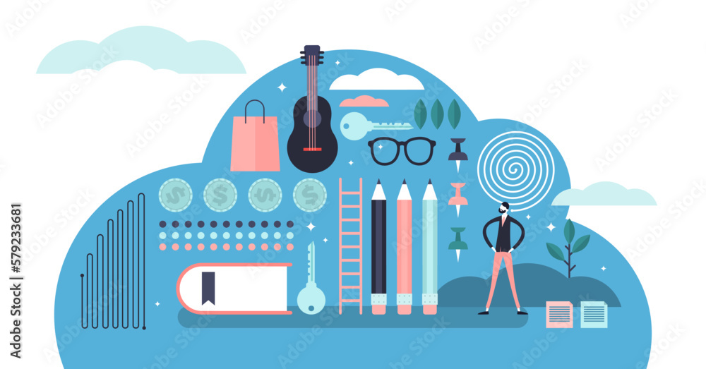 Perfectionism illustration, transparent background. Flat tiny no error ...