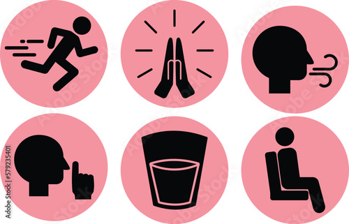 Set of Miscellaneous Round Icon