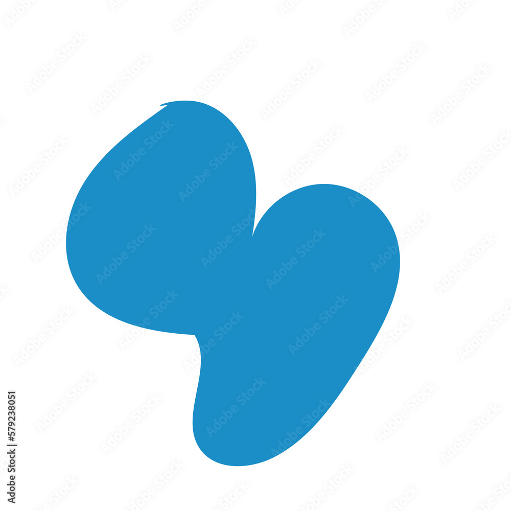 Blue Abstract Shapes Decor Blue Abstract Shapes Decor