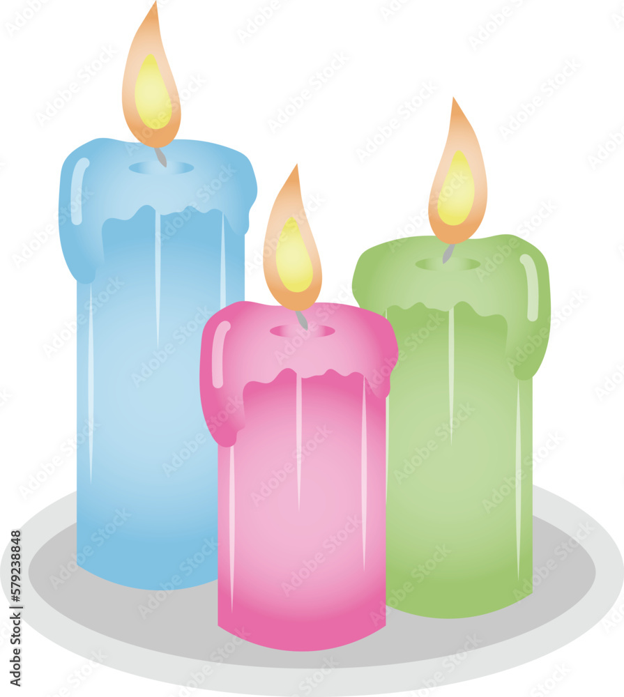 Candle vector image or clip art Candle vector image or clip art