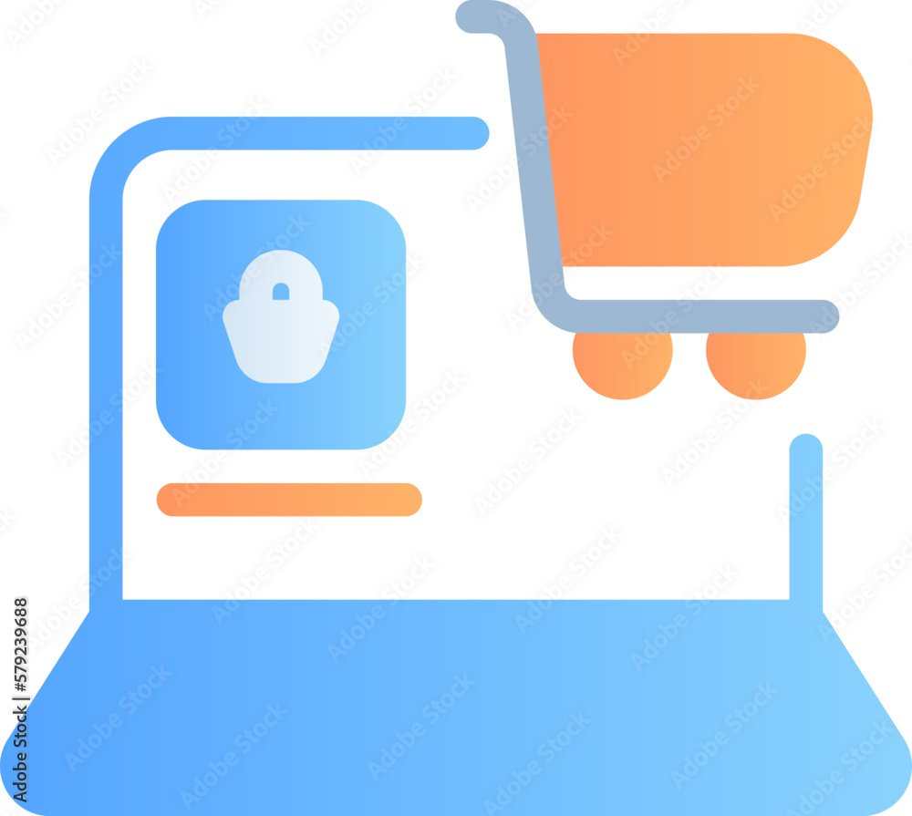 Online Shopping Icon Vector: An icon vector that represents online shopping often features a shopping cart or a bag symbol. This icon is commonly used to indicate online shopping options Online Shopping Icon Vector: An icon vector that represents online shopping often features a shopping cart or a bag symbol. This icon is commonly used to indicate online shopping options