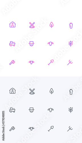 Agriculture Icon Set