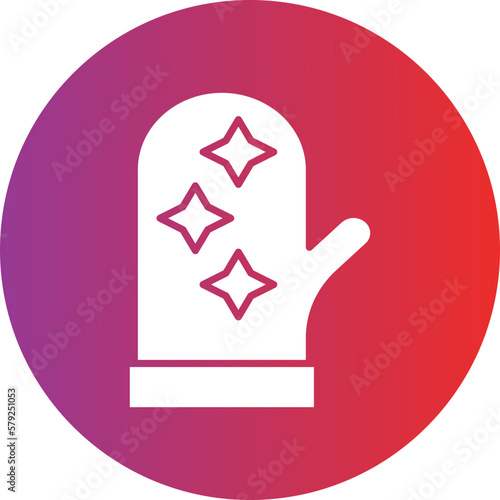 Vector Design Oven Mitt Icon Style