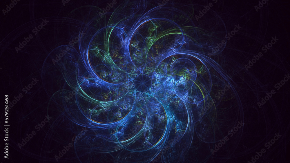 3D rendering abstract round light background 3D rendering abstract round light background