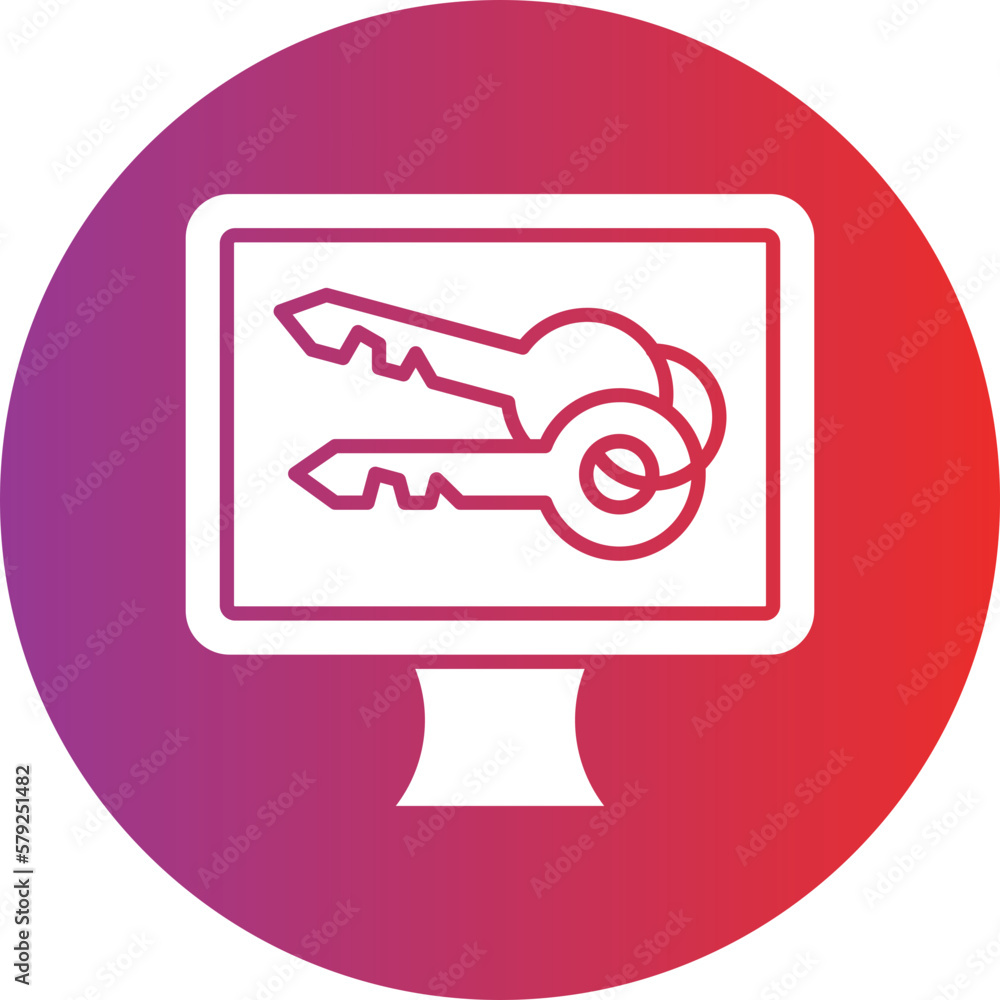 Vector Design Key Icon Style Vector Design Key Icon Style